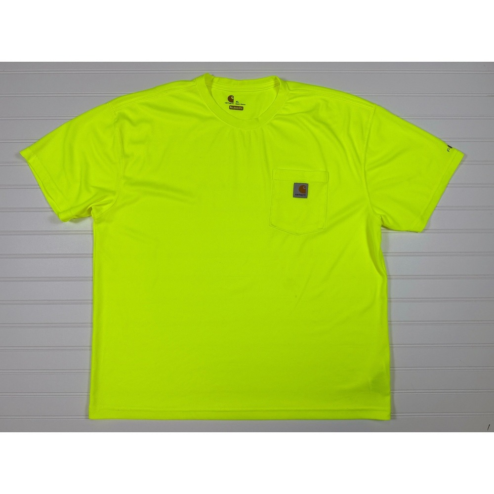 Carhartt Force Relaxed Fit T Shirt XL High‎ Visibility Pocket